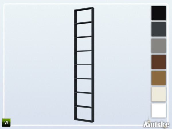 Sims 4 — Wareham Roomdivider Tall8 1x1 by Mutske — This roomdivider is part of the Wareham Constructionset. With slots,