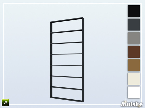 Sims 4 — Wareham Roomdivider Tall7 2x1 by Mutske — This roomdivider is part of the Wareham Constructionset. With slots,