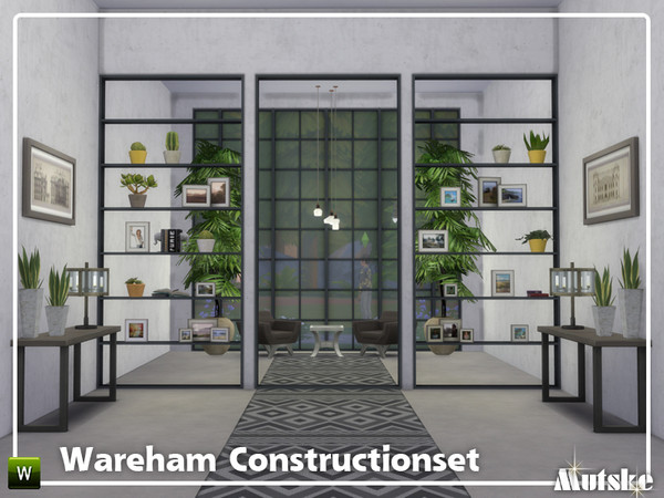Sims 4 — Wareham Constructionset Part 4 by Mutske — This is the fourth part of the Wareham Construction. This set