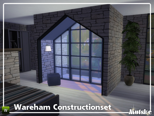 Sims 4 — Wareham Constructionset Part 5 by Mutske — This is the fifth part of the Wareham Construction. This set contains
