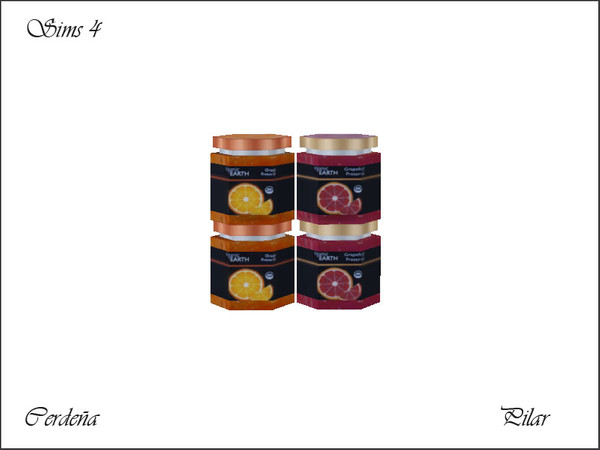 Sims 4 — Cerdena Jars by Pilar — various decorative and long lamps