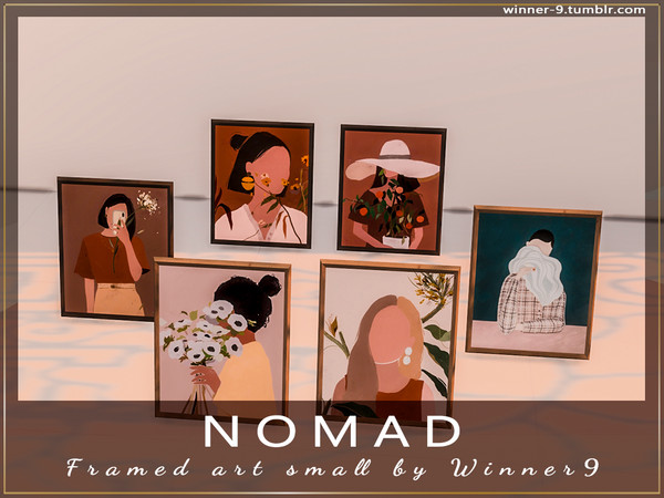 Sims 4 — Nomad Framed art small by Winner9 — Framed art small from my decorative set Nomad, you can find it easy in your