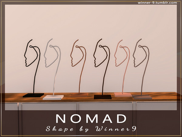 Sims 4 — Nomad Shape by Winner9 — Shape from my decorative set Nomad, you can find it easy in your game by typing Winner9