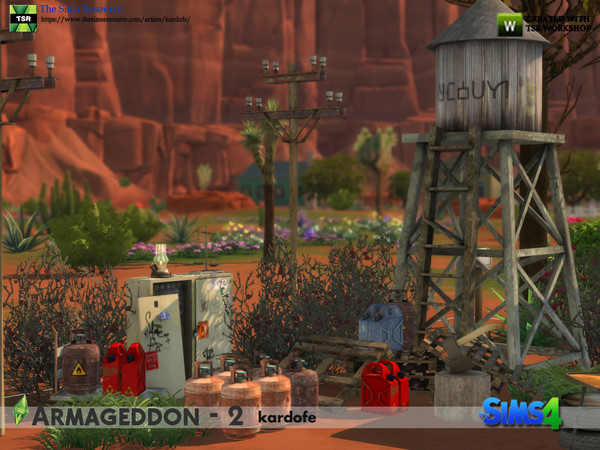 Sims 4 — kardofe_Armageddon  2 by kardofe — Second part of dystopic objects, ten new meshes that will allow you to