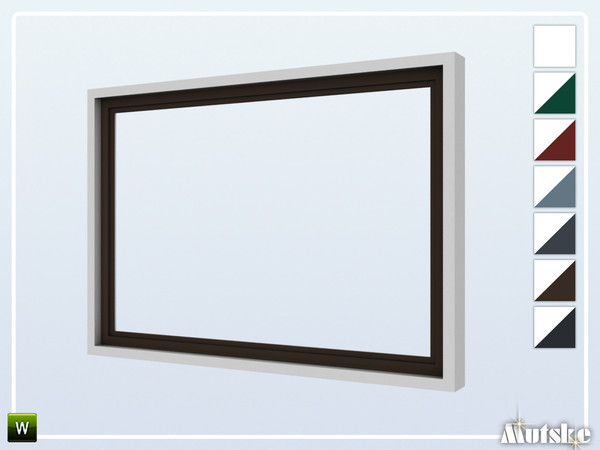 Sims 4 — Alma Window Counter Picture 3x1 by Mutske — This window is part of the Alma Constructionset. Made by Mutske@TSR.