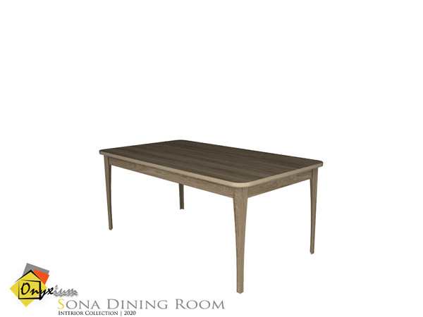 Sims 4 — Sona Dining Table by Onyxium — Onyxium@TSR Design Workshop Dining Room Collection | Belong To The 2020 Year