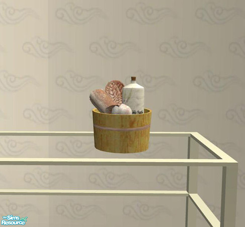 Sims 2 — PB Bathroom - Basket by ShinoKCR — 