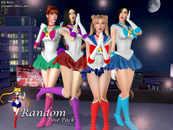Sims 4 — Random - Pose pack by Beto_ae0 — I hope you like them To use the poses you need the Mod pose player Link: