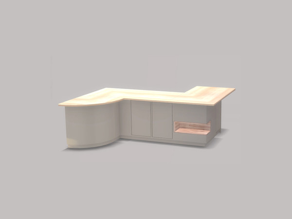 Sims 4 — Kitchen Jen - Counter Island by ung999 — Kitchen Jen - Counter Island Color options : 5