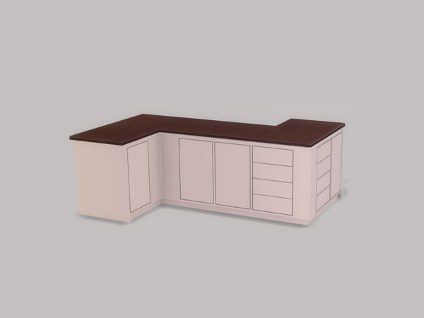 Sims 4 — Kitchen Jen - Counter by ung999 — Kitchen Jen - Counter Color Options : 5