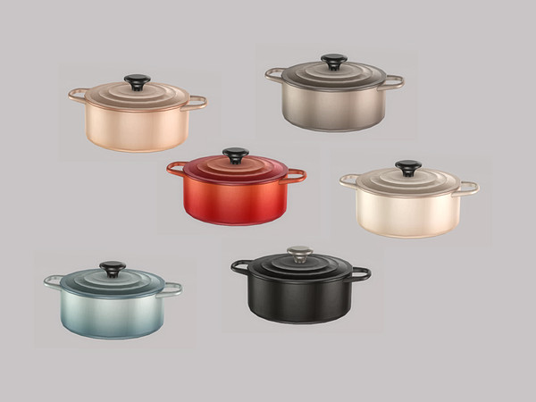 Sims 4 — Kitchen Jen - Cookware by ung999 — Kitchen Jen - Cookware Color Options : 6 Located at : Decor / Clutter
