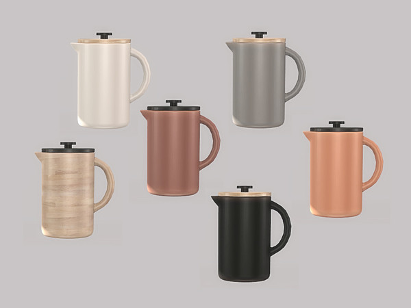 Sims 4 — Kitchen Jen - Teapot by ung999 — Kitchen Jen - Teapot Color Options : 6 Located at : Decor / Clutter