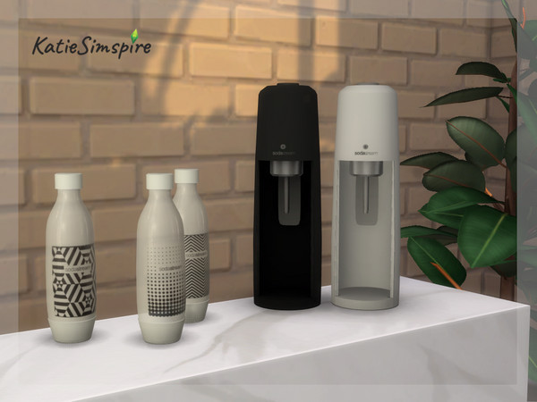 Sims 4 — Sodastream set by Katiesimspire — Sodastream decoration set. Items in the set: - Sodastream One Touch -