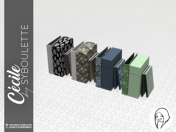 Sims 4 — Cecile - Office clutter by Syboubou — Boxes, binders, folders, notebooks... It's not because those stuff are for