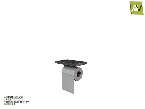 Sims 4 — Yuma Toilet Paper Holder by ArtVitalex — - Yuma Toilet Paper Holder - ArtVitalex@TSR, Aug 2020