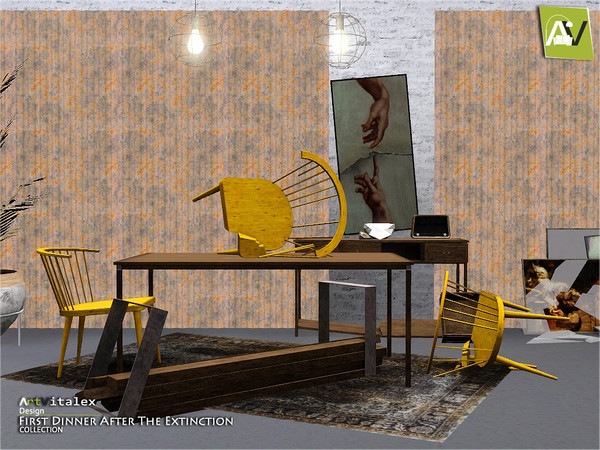 Sims 3 — First Dinner After The Extinction by ArtVitalex — - Extinction Dining Room - ArtVitalex@TSR, Aug 2020 - All