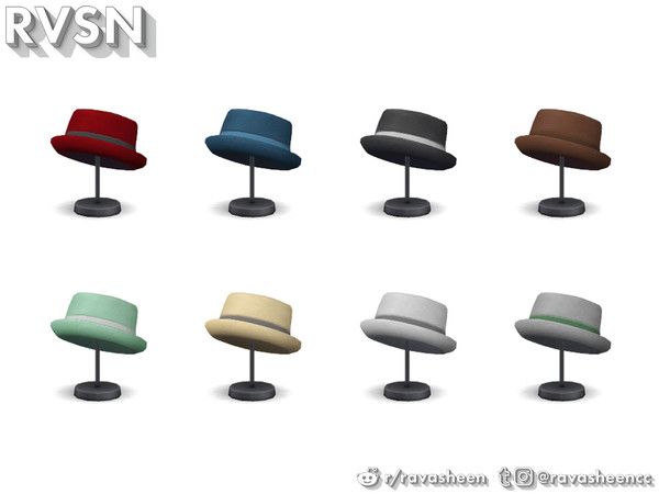 Sims 4 — Clothes Minded - Fedora by RAVASHEEN — When your accessories cost as much as a small army it would be a crime