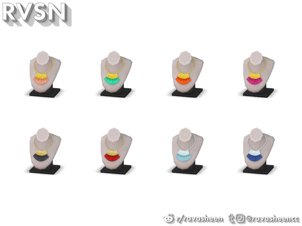 Sims 4 — Clothes Minded - Necklace by RAVASHEEN — When your accessories cost as much as a small army it would be a crime