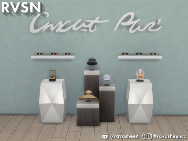Sims 4 — Clothes Minded Accessories by RAVASHEEN — The Clothes Minded Accessory set comes with lots of clutter items to
