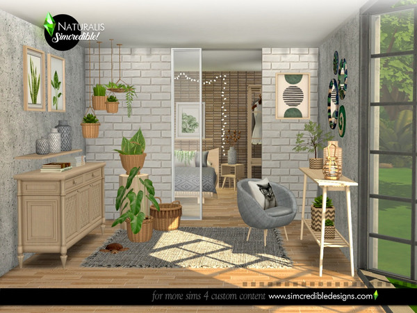 Sims 4 — Naturalis Extras by SIMcredible! — The second part of our Naturalis bedroom set has decorative items we used to