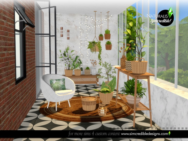 Sims 4 — Naturalis Plants by SIMcredible! — Do your sims have enough plants? hope not because our Naturalis set this time