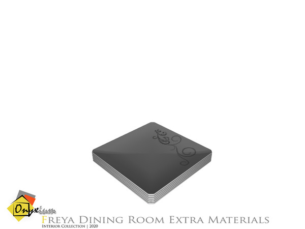 Sims 4 — Freya Service Plates by Onyxium — Onyxium@TSR Design Workshop Dining Room Collection | Belong To The 2020 Year