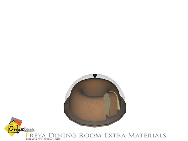 Sims 4 — Freya Glass Cake Dome by Onyxium — Onyxium@TSR Design Workshop Dining Room Collection | Belong To The 2020 Year