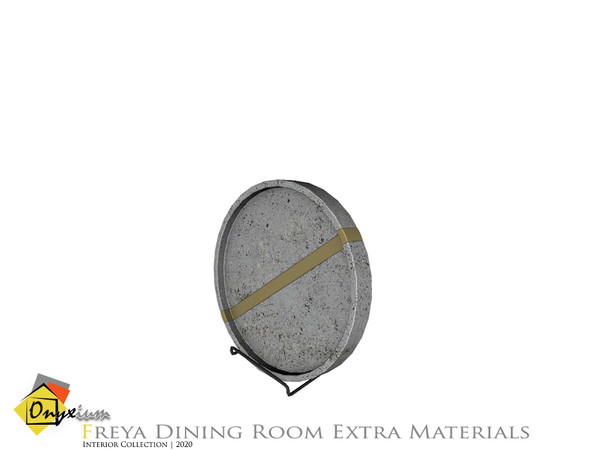Sims 4 — Freya Tray Stand by Onyxium — Onyxium@TSR Design Workshop Dining Room Collection | Belong To The 2020 Year