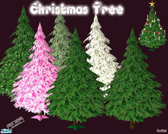 Sims 2 — Christmas Tree by solfal — Decorate your own christmas tree. Download the christmas tree lights and the cristmas