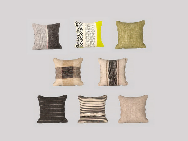 Sims 4 — Living Avon - Pillow for Sofa by ung999 — Living Avon - Pillow for Sofa Color Options : 8 Located at : Decor /