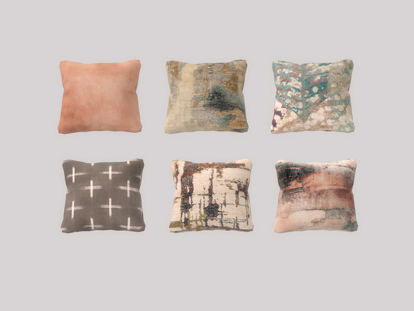 Sims 4 — Dining Avon - Throw Pillow by ung999 — Dining Avon - Throw Pillow Color Options : 6 Located at : Decor / clutter