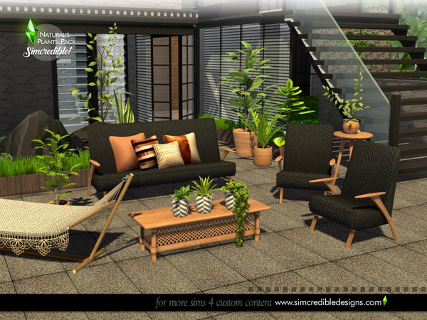 Sims 4 — Naturalis Plants II by SIMcredible! — Since we wanted to create a sort of 'alive' atmosphere to our newest