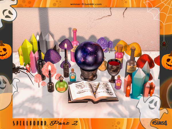 Sims 4 — Spellbound Part 2 by Winner9 — Spellbound set made specially for modern witches who prefer working from home