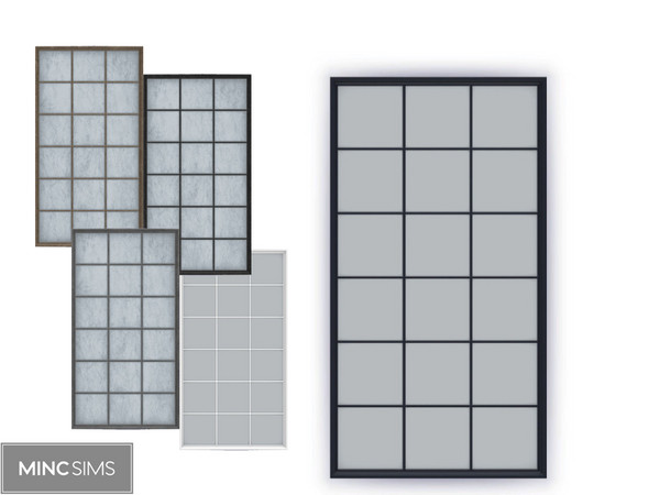Sims 4 — Brightside Window B V1 by Mincsims — Brightside Window 5 swatches