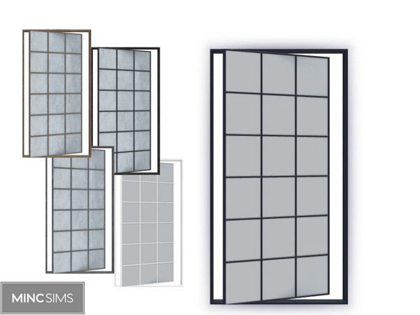 Sims 4 — Brightside Window B V2 by Mincsims — Brightside Window 5 swatches