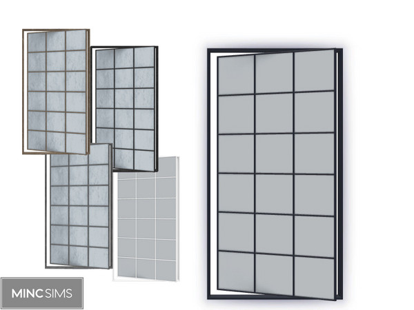 Sims 4 — Brightside Window B V3 by Mincsims — Brightside Window 5 swatches