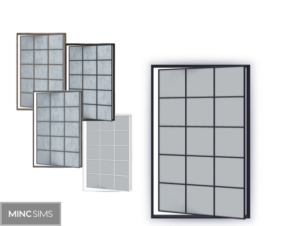 Sims 4 — Brightside Window C V3 by Mincsims — Brightside Window 5 swatches
