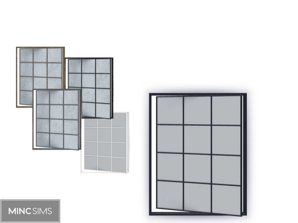 Sims 4 — Minc_Brightside_Window_D_V3 by Mincsims — Brightside Window 5 swatches