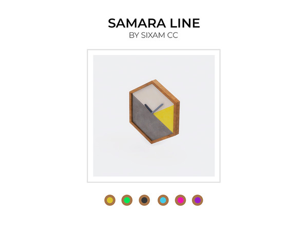 Sims 4 — Samara - Clock by ImFromSixam — Hey guys, I am very happy to share with you my new Line, this is a collection of