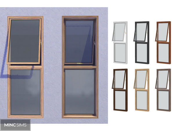 Sims 4 — Meta Window V1 Open(S) by Mincsims — Meta Window V1 Open for short wall Diagonal mesh is supported.