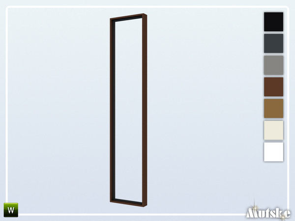 Sims 4 — Preston Window 4,85 1x1 by Mutske — This window is part of the Preston Window Wall. Made by Mutske@TSR. 