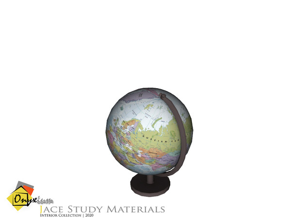 Sims 4 — Jace Earth Globe With Stand by Onyxium — Onyxium@TSR Design Workshop Study Room Collection | Belong To The 2020