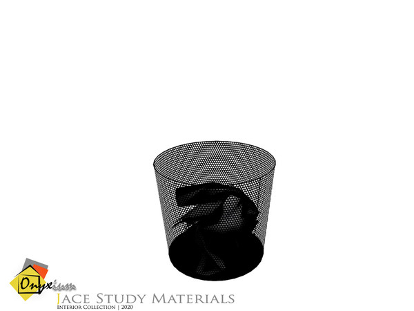 Sims 4 — Jace Waste Paper Basket by Onyxium — Onyxium@TSR Design Workshop Study Room Collection | Belong To The 2020 Year