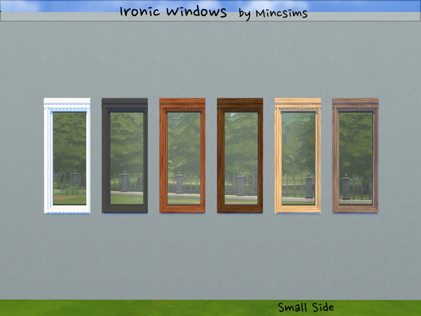 Sims 4 — Ironic Small Closed Side by Mincsims — Diagonal is supported. a part of Ironic Set. It is optimized for Ironic