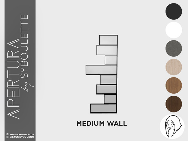 Sims 4 — Apertura set - Displaced rectangle window (medium left) by Syboubou — This window will give an extra