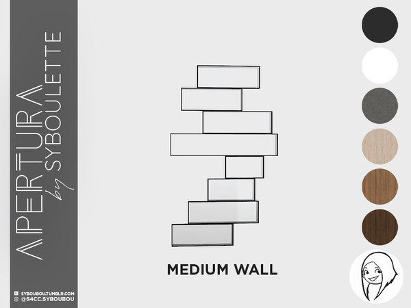 Sims 4 — Apertura set - Displaced rectangle window (medium middle) by Syboubou — This window will give an extra