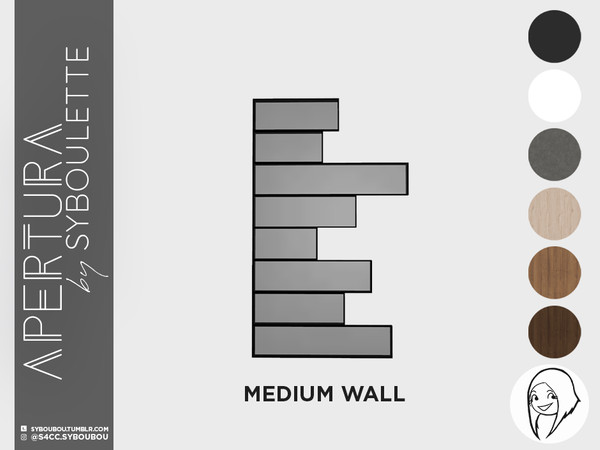 Sims 4 — Apertura set - Displaced rectangle window (medium right) by Syboubou — This window will give an extra