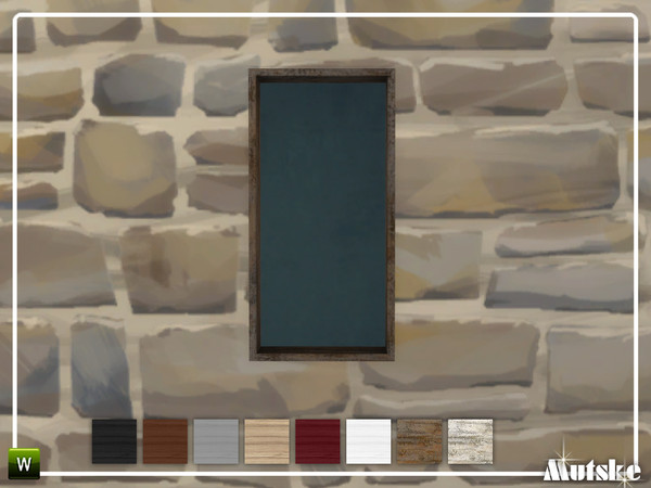 Sims 4 — Roomdivider 2.0 Rectangular 0,5x1 by Mutske — This roomdivider is part of the Roomdivider 2.0 construstionset.