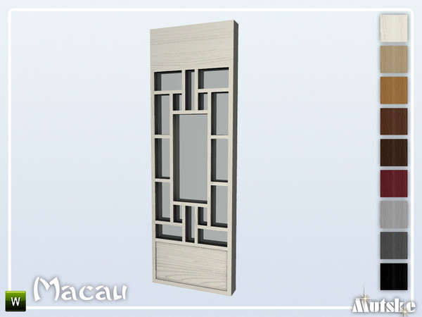 Sims 4 — Macau Window Dawo by Mutske — This window is part of the Macau Contructionset. Made by Mutske@TSR.