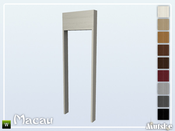 Sims 4 — Macau Arch 1x1 by Mutske — This arch is part of the Macau Contructionset. Made by Mutske@TSR.